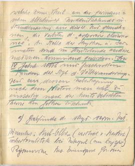 Brulion Józefa Żurowskiego z notatkami w języku niemieckim z okresu studiów w Wiedniu  strona 20