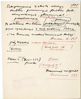 Rękopis dziewięciu wykładów Józefa Żurowskiego pt. "Osadnictwo przedhistoryczne w dorzeczu G...