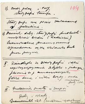 Rękopis wykładów Józefa Żurowskiego z zakresu archeologii przedhistorycznej  strona 205: "[…...