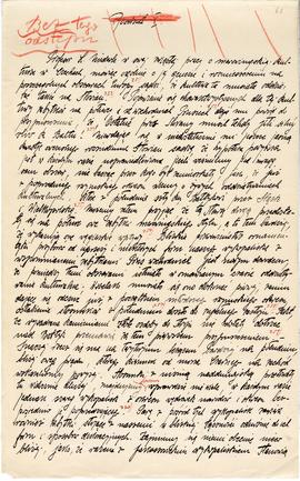 Rękopis pracy doktorskiej Józefa Żurowskiego pt. Wykopalisko z Jakuszowic Małych na tle pokrewnyc...