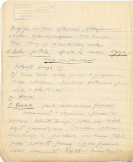 Brulion Józefa Żurowskiego pt. "Plastyka od Fidiasza począwszy" z odręcznymi notatkami ...