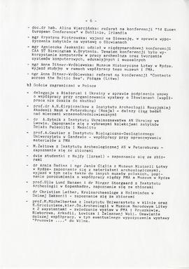 Państwowe Muzeum Archeologiczne w Warszawie. Sprawozdanie z działalności w roku 1997.  Maszynopis...