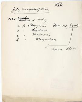 Maszynopis i rękopis trzynastu wykładów Józefa Żurowskiego na temat kultury megalitycznej  strona...