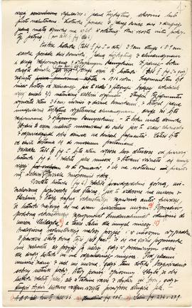 Rękopis pracy doktorskiej Józefa Żurowskiego pt. Wykopalisko z Jakuszowic Małych na tle pokrewnyc...