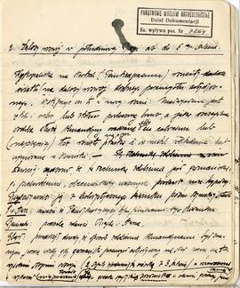 Brulion Józefa Żurowskiego pt. "Plastyka od Fidiasza począwszy" z odręcznymi notatkami ...