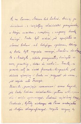 List (rękopis) od Bolesława Koskowskiego do Erazma Majewskiego  strona 2