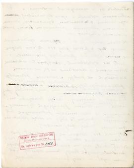 Rękopis wykładów Józefa Żurowskiego z zakresu archeologii przedhistorycznej  strona 136: pieczątk...