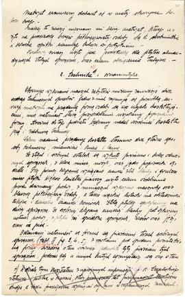 Rękopis pracy doktorskiej Józefa Żurowskiego pt. Wykopalisko z Jakuszowic Małych na tle pokrewnyc...