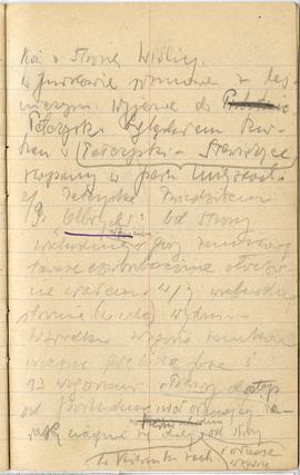 Notes Józefa Żurowskiego pt. "Dziennik przedhistorycznych wiadomości" z odręcznymi nota...