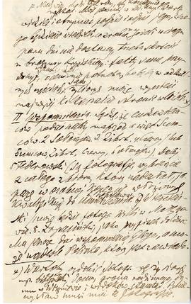 List od Hieronima Rafała Łopacińskiego do Erazma Majewskiego (rękopis)  strona 2