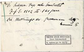 Fiszka z odręcznymi notatkami bibliograficznymi Józefa Żurowskiego  strona 2: "[Kossinna] Di...