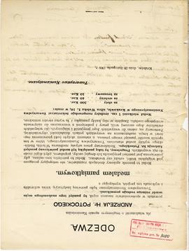 Odręczne notatki Józefa Żurowskiego na temat analogii do zabytków z Jakuszowic Małych  sporządzon...