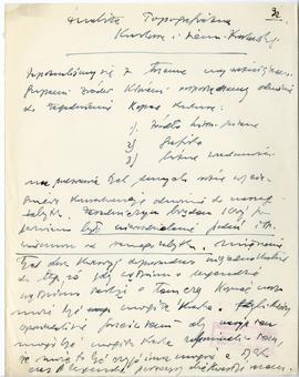 Rękopis dwudziestu ośmiu wykładów Józefa Żurowskiego pt. "Zagadnienie Kopca Krakusa na tle z...