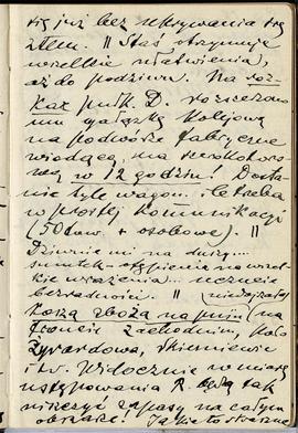 Notatnik nr 83 z odręcznymi notatkami Erazma Majewskiego z okresu od 26.06.1915 r. do 06.08.1915 ...