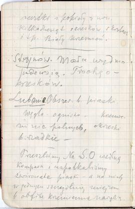 Notes nr 42 z wpisami odręcznymi  Erazma Majewskiego z okresu od 09.04.1993 r.- 28.04.1993 r.  st...