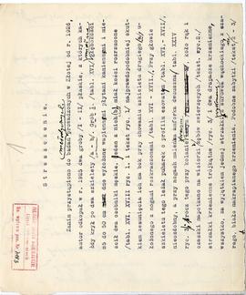 Rękopis trzech wykładów Józefa Żurowskiego pt. "Okres Wikingów w Skandynawji" z roku ak...