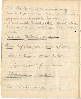 Brulion Józefa Żurowskiego "Żurowski 1918" z notatkami w języku niemieckim z okresu stu...