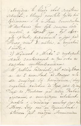 List od Antoniego Durzyckiego do Erazma Majewskiego (rękopis)  strona 3