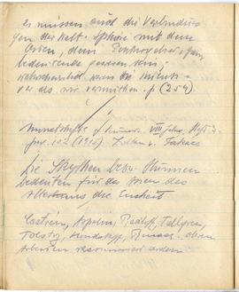 Brulion Józefa Żurowskiego z notatkami w języku niemieckim z okresu studiów w Wiedniu  strona 27