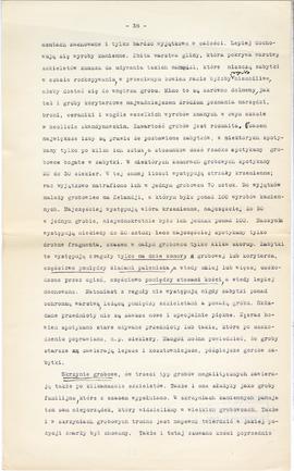 Maszynopis i rękopis trzynastu wykładów Józefa Żurowskiego na temat kultury megalitycznej  strona...