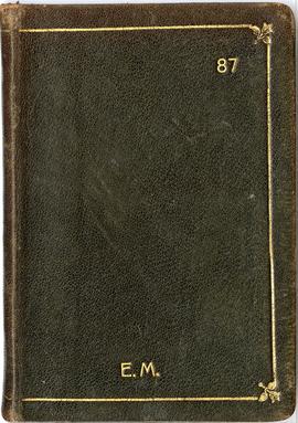 Notatnik nr 87 z odręcznymi notatkami Erazma Majewskiego z okresu od 21.04.1916 r. do 31.12.1916r...