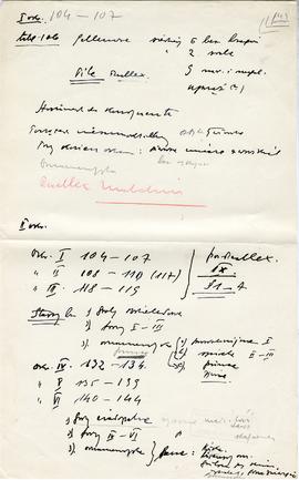 Rękopis jedenastu wykładów Józefa Żurowskiego pt. "Epoka bronzu ze szczególnem uwzględn. pod...