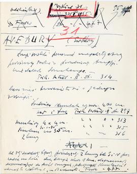 Rękopis sześćdziesięciu ośmiu wykładów Józefa Żurowskiego pt. "Sztuka Podyluwialna" z r...