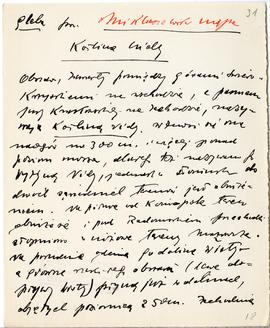 Rękopis dziewięciu wykładów Józefa Żurowskiego pt. "Osadnictwo przedhistoryczne w dorzeczu G...