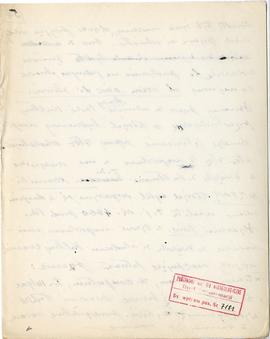 Rękopis dziewięciu wykładów Józefa Żurowskiego pt. "Osadnictwo przedhistoryczne w dorzeczu G...