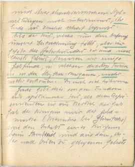 Brulion Józefa Żurowskiego z notatkami w języku niemieckim z okresu studiów w Wiedniu  strona 22