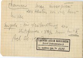 Fiszka z odręcznymi notatkami bibliograficznymi Józefa Żurowskiego  strona 2