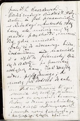 Notes nr 5 z okresu 15.02.1877 r .- 22.04.1877 r. Notatki odręczne Erazma Majewskiego dot. poszuk...