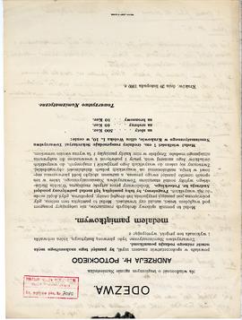 Odręczne notatki Józefa Żurowskiego na temat analogii do zabytków z Jakuszowic Małych  sporządzon...