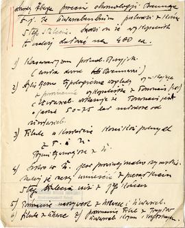 Zbiór odręcznych notatek Józefa Żurowskiego dotyczących literatury do pracy doktorskiej pt. Wykop...