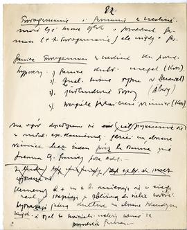 Maszynopis i rękopis trzynastu wykładów Józefa Żurowskiego na temat kultury megalitycznej  strona...