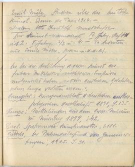 Brulion Józefa Żurowskiego z notatkami w języku niemieckim z okresu studiów w Wiedniu  strona 30