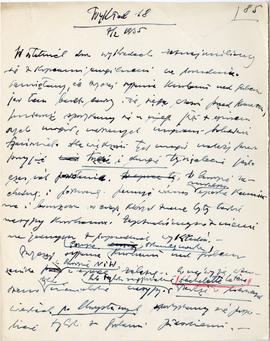 Rękopis dwudziestu ośmiu wykładów Józefa Żurowskiego pt. "Zagadnienie Kopca Krakusa na tle z...