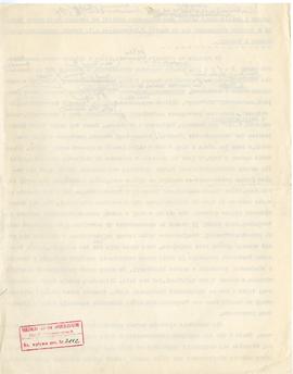 Fragment maszynopisu Józefa Żurowskiego z odręcznymi poprawkami stanowiący uzupełnienie artykułu ...