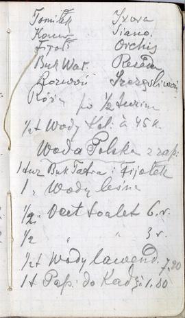 Notes nr 12 z okresu 07.1881 r .- 01.02.1882 r. Notatki odręczne Erazma Majewskiego   dot. składó...