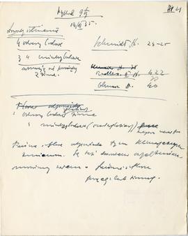 Rękopis szesnastu wykładów Józefa Żurowskiego pt. "Początki kultury ludzkiej" z roku ak...