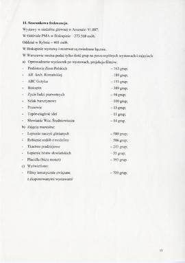 Państwowe Muzeum Archeologiczne w Warszawie. Sprawozdanie z działalności w roku 1998. Maszynopis...