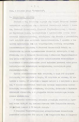 Państwowe Muzeum Archeologiczne w Warszawie. Sprawozdanie z działalności w roku 1982. Mszynopis. ...