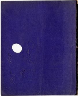 Brulion Józefa Żurowskiego "Żurowski 1918" z notatkami w języku niemieckim z okresu stu...