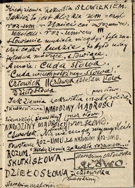 Notatnik nr 100 z odręcznymi notatkami Erazma Majewskiego z okresu od 16.04.1921 r. do 30.10.1921...