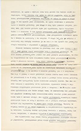 Maszynopis i rękopis trzynastu wykładów Józefa Żurowskiego na temat kultury megalitycznej  strona...