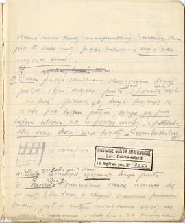 Brulion Józefa Żurowskiego pt. "Plastyka od Fidiasza począwszy" z odręcznymi notatkami ...