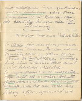 Brulion Józefa Żurowskiego z notatkami w języku niemieckim z okresu studiów w Wiedniu  strona 18