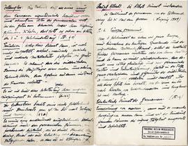 Odręczne wypisy Józefa Żurowskiego w języku niemieckim z publikacji A. Haupta  Die älteste Kunst ...