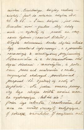 List od Ludwika Licińskiego do Erazma Majewskiego z dnia 24.05.1904 r. (rękopis)  strona 3