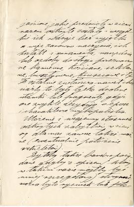 List od Włodzimierza Demetrykiewicza do Erazma Majewskiego (rękopis)  strona 3